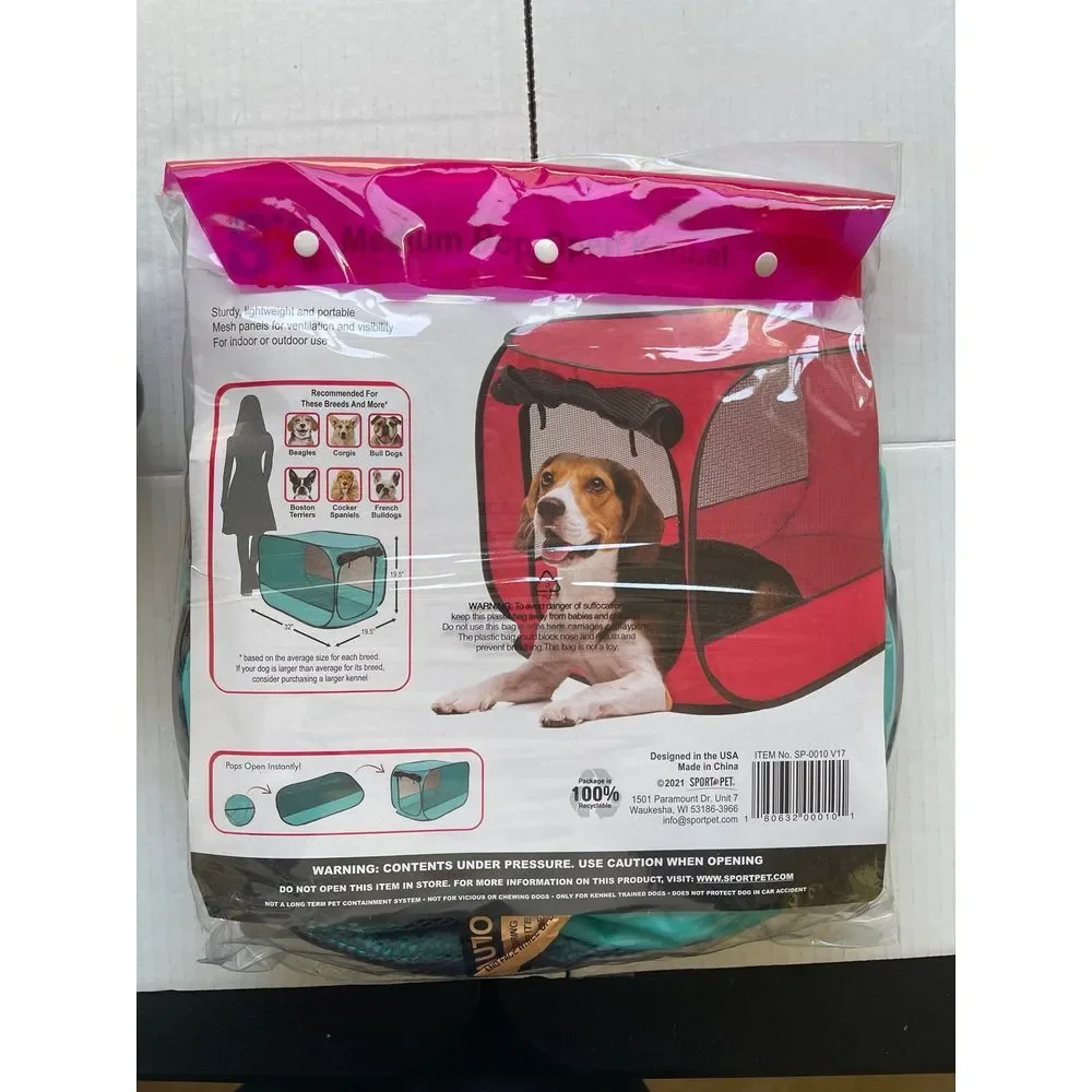 Mobile‎ & Portable New Dog Crate-Puppy, Travel